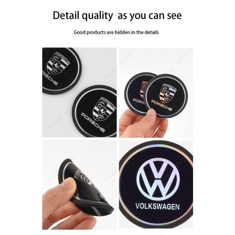 Xe Laser Silicone Nhiều Màu Sắc Phản Quang Nước Coaster Cho Xe Toyota Raize Rush Vios Veloz Cross Corolla Yaris Sienta Prius Camry Fortuner Wigo Innova Hilux Phụ Kiện