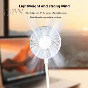 1 Cái Làm Mát Im Lặng Không Dây Mini Chơi Quạt Mùa Hè Dài USB Sạc Quạt Cầm Tay MỚI