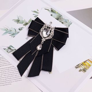 THEHOMECO Ruy Băng Nơ Pha Lê Handmade & Vải Nghệ Thuật - Thắt Nơ Sang Trọng Cho Nam và Nữ