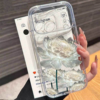 Ốp Lưng Cho VIVO Y21 2021 Y21T Y33T Y21S Y33S Y17 Y11 Y36 Y27 Y22S Y76 V23 V25 V27 Pro V27E V29E V30E Vỏ Điện Thoại Di Động Màu Tím Dễ Thương Hoa Sen Trong Suốt TPU Mềm Trong Suốt