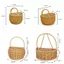 Giỏ đựng đồ nhà bếp DAYBREAK, Giỏ treo tường Willow Mây, Giỏ dệt sắp xếp hoa sáng tạo Nhà bếp