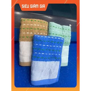 Set 3 Khăn tắm mềm mịn, thấm hút cao cấp 32*72cm, dùng cho cả gia đình - Mix màu ngẫu nhiên