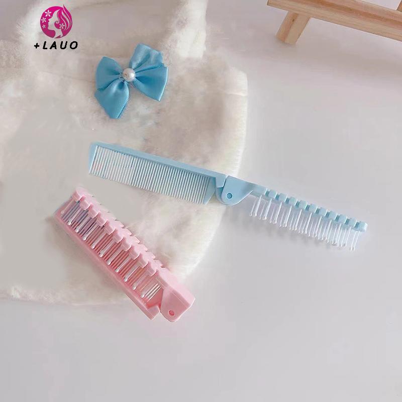 Springevenstar Sáng Tạo Portablepact Du Lịch Gấp Di Động Gấp Tóc Massageb Chống Tĩnh Điện Dụng Cụ Làm Tóc Springevenstar