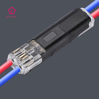 [gongzgu] Đầu nối cáp 18-22awg 25 / 50 / 100 chiếc Đầu nối dây nhanh 2 chân với phích cắm khóa ngọn lửa Vũ nữ thoát y 18-22awg Thiết bị đầu cuối cắm dây đôi cho dây điện
