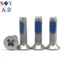Chất liệu thép không gỉ 304 Đầu chìm Phillips Vít chống rời KM Vít phân phối đầu phẳng M3.5M4M5M6M8M10