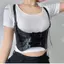 Thắt lưng thời trang nữ dạng corset da với dây đeo vai và thiết kế mô hình gothic