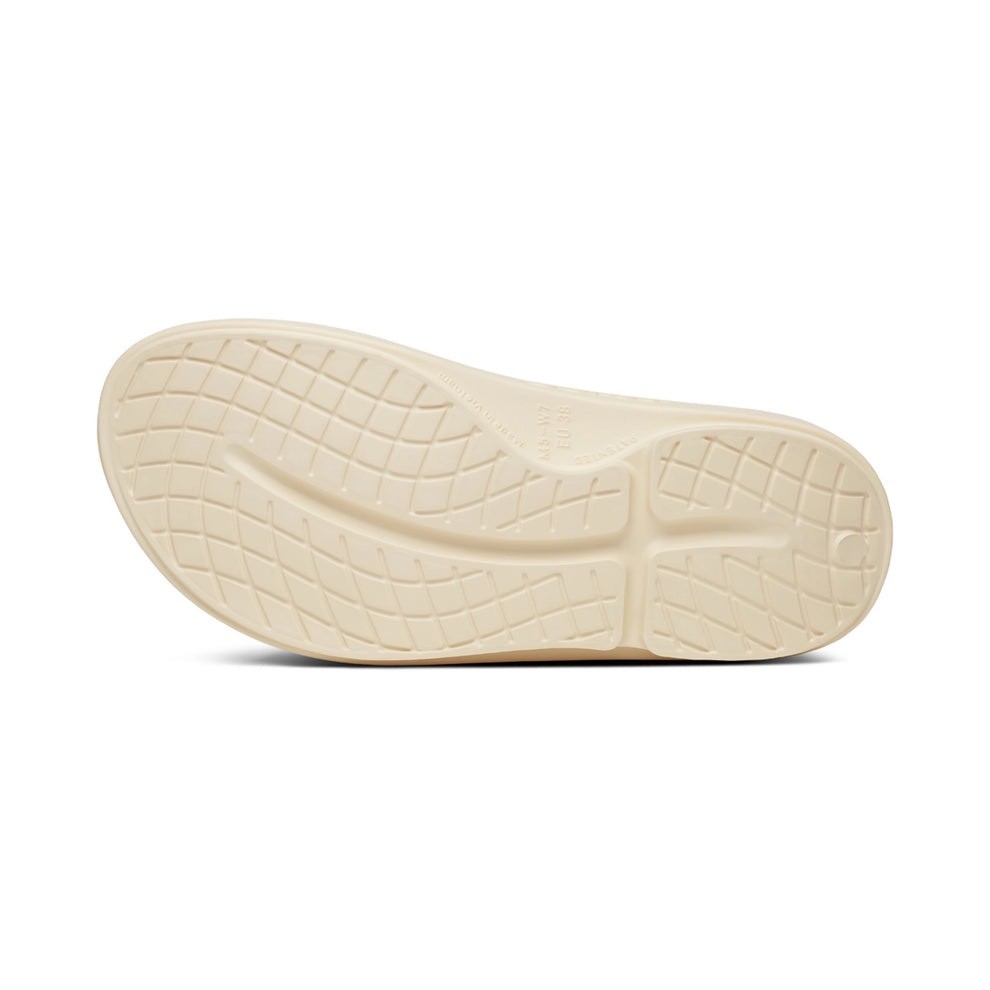 Dép phục hồi sức khoẻ chính hãng OOFOS - Dép Unisex Healthy - Kem - Beige