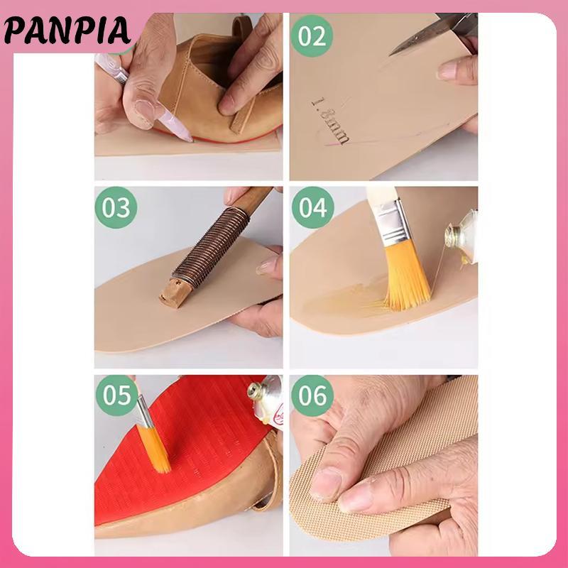 PNPIA - 1 cặp đế ngoài giày thể thao chống trơn trượt, cao su thay thế, cắt vừa, kèm miếng lót