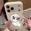 Space Muppet Cat Ghi chú cho 16 trường hợp iPhone 17Air Bánh mì trường hợp 14 13 11Pro