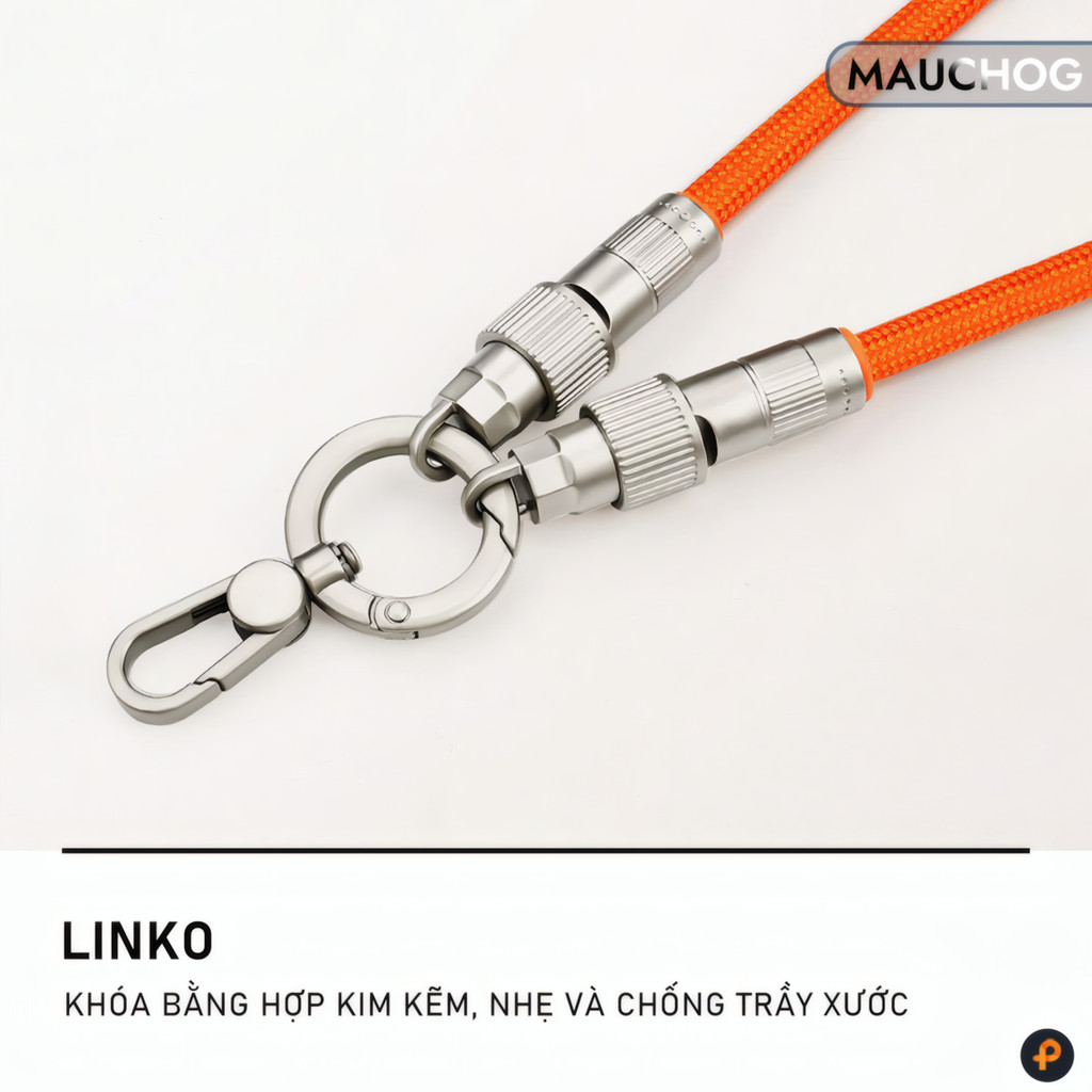 Dây Đeo Điện Thoại Kiêm Cáp Sạc Nhanh Độ Dài 30cm 90cm 120cm Cho iPhone iPad Macbook Airpods Samsung