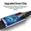 Yoo Nylon bện USB 2 0 1 Cổng đầu vào 2 hoặc 3 để kết nối đồng thời