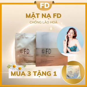 Mặt Nạ Chống Lão Hóa FD.Dưỡng Trắng, Cấp Ẩm, Mờ Thâm với Collagen Tự Nhiên (Hộp 5 Túi)Dịu nhẹ, không gây kích ứng