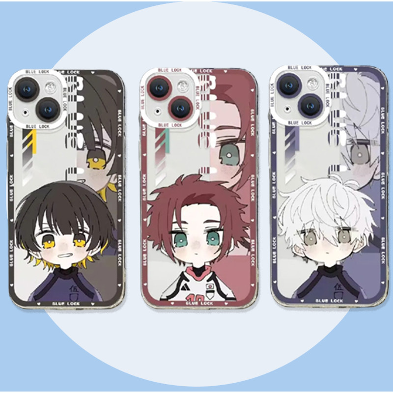 Ốp Lưng Cho RENO 15F 15 14 13 Pro 14F 13F 12F OPPO A5 5G A5X A57 2022 A77S Anime BLUE LOCK Hoạt Hình Silicon Trong Suốt Bìa Mềm