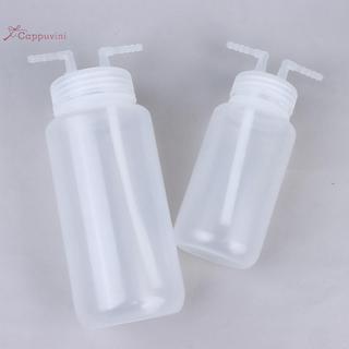 Bình rửa Cappuvini 250ml / 500ml, Xi lanh rửa khí nhựa trong suốt Poly PP, để pha chế phòng thí nghiệm chất lỏng đẹp