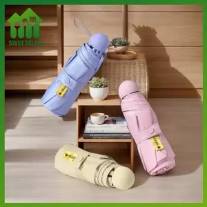 SWEET Siêu Nhẹ Ô Mini Ô Chống Nắng Ô Gấp Chống Tia UV Gấp Gấp Ô Nhỏ Ô Gấp Lưới n