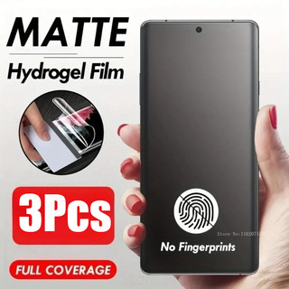 3 Miếng Chống Rơi Chống Gián Điệp Riêng Tư Và Bảo Vệ Màn Hình HD Matte Film Cho Samsung Galaxy A17 A07 A57 M17e A37 F70e M17 F07 A56 A36 A55 4G 5G Phim Hydrogel Mềm Chống Ánh Sáng Xanh