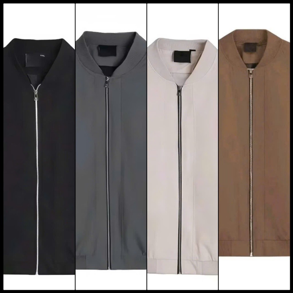 Áo khoác Bomber dù hai lớp trượt nước cả gió chống tia UV menwear jacket