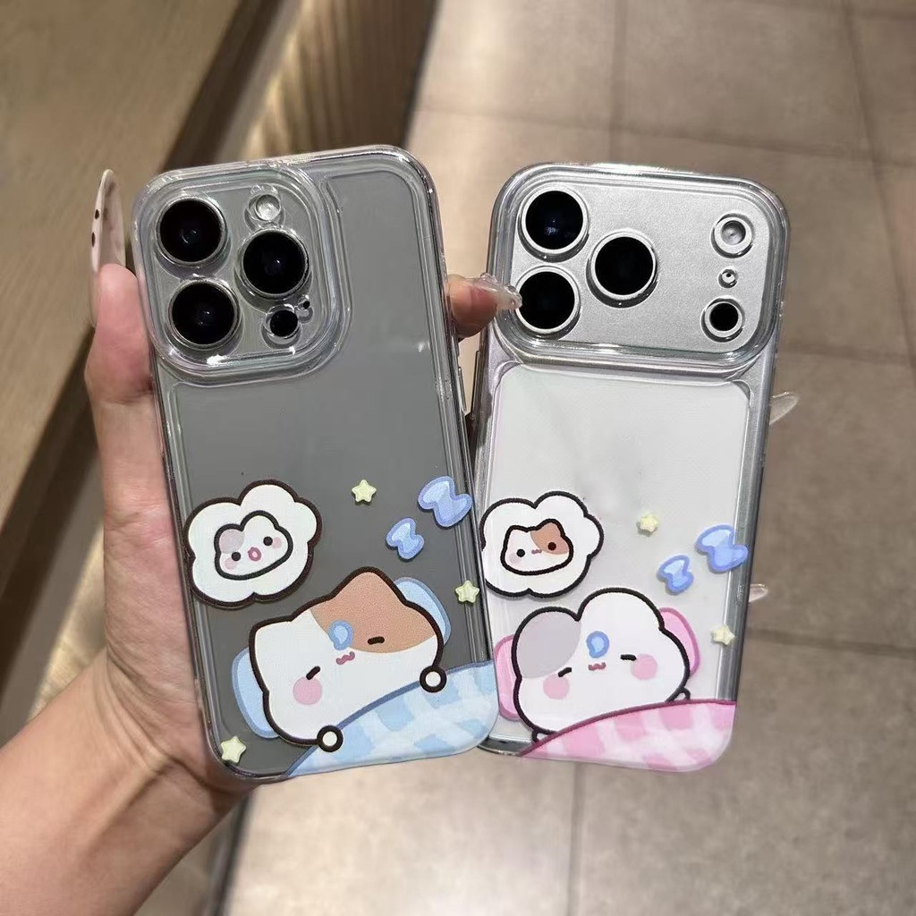 Gối ngủ mèo phù hợp với iPhone 17, 16, 15, Apple Watch Series 13, hộp đựng điện thoại