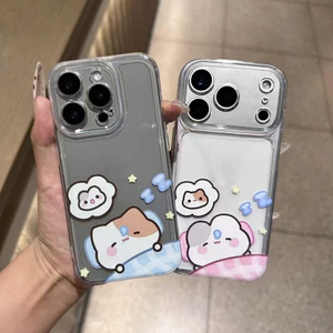 Gối ngủ mèo phù hợp với iPhone 17, 16, 15, Apple Watch Series 13, hộp đựng điện thoại