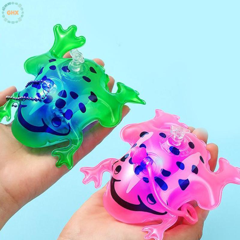 1 Bong Bóng Bơm Hơi Hình Con Ếch 11 / 20cm