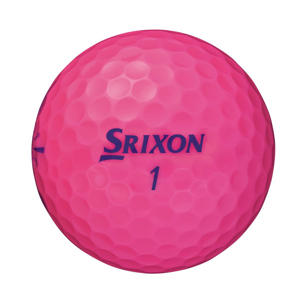Bóng golf Dunlop SRIXON SOFT FEEL LADY 2025 – Hộp 12 bóng (1 dozen), màu hồng Passion Pink