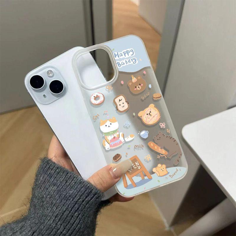 Cửa hàng bánh mì mèo phù hợp với vỏ điện thoại iPhone 17 Air, cảm giác da14/13/11Pro