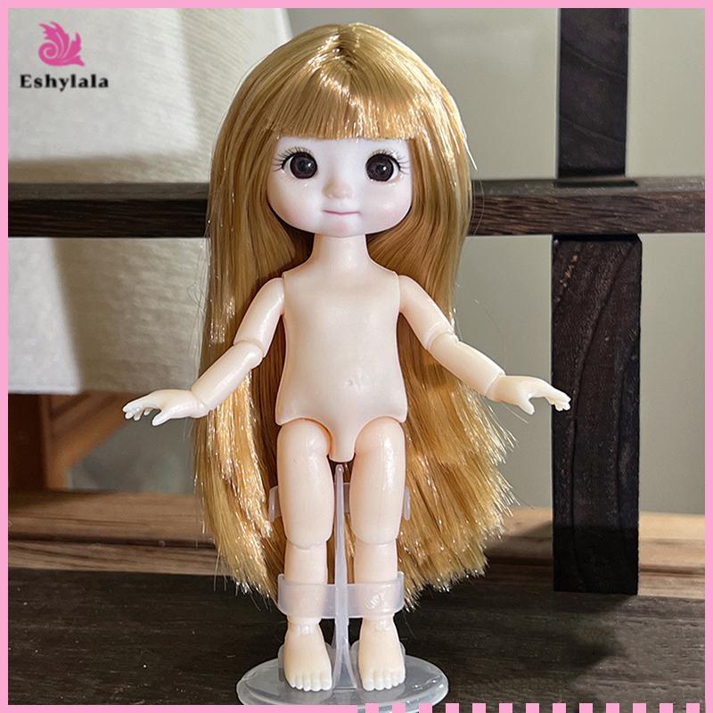 Búp bê BJD 1 / 8 dễ thương Eshylala 16cm với 13 khớp di chuyển và nhiều biểu cảm [MỚI]