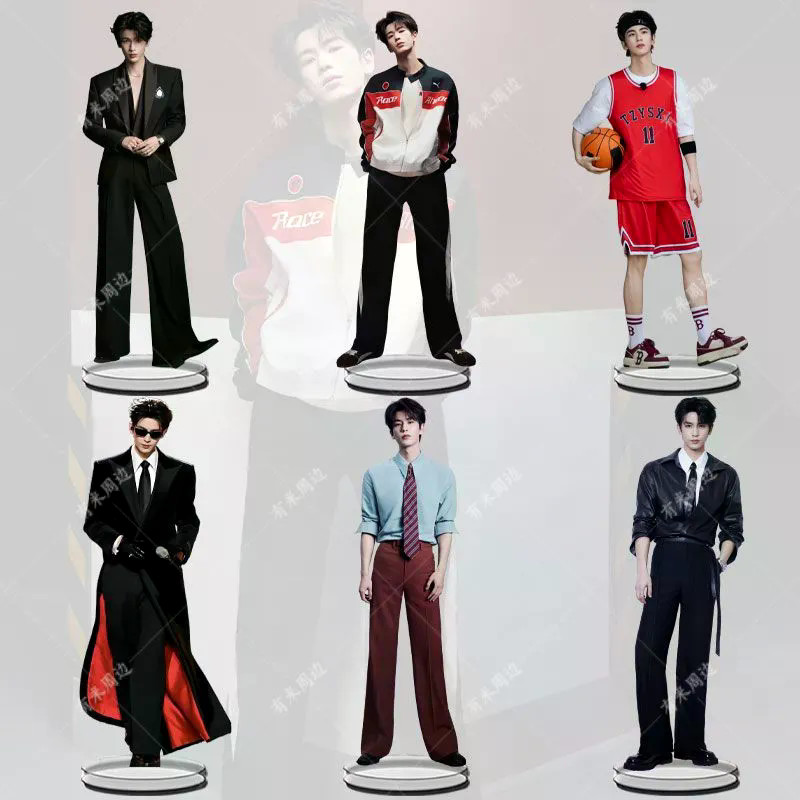 Bán Sản Phẩm Mới Zhang Linghe Hàng Hóa Acrylic Flat Humanoid Đế Lớn Để Bàn Đồ Trang Trí Quạt Cổ Vũ Quà Tặng Tùy Chỉnh Chất Lượng Cao
