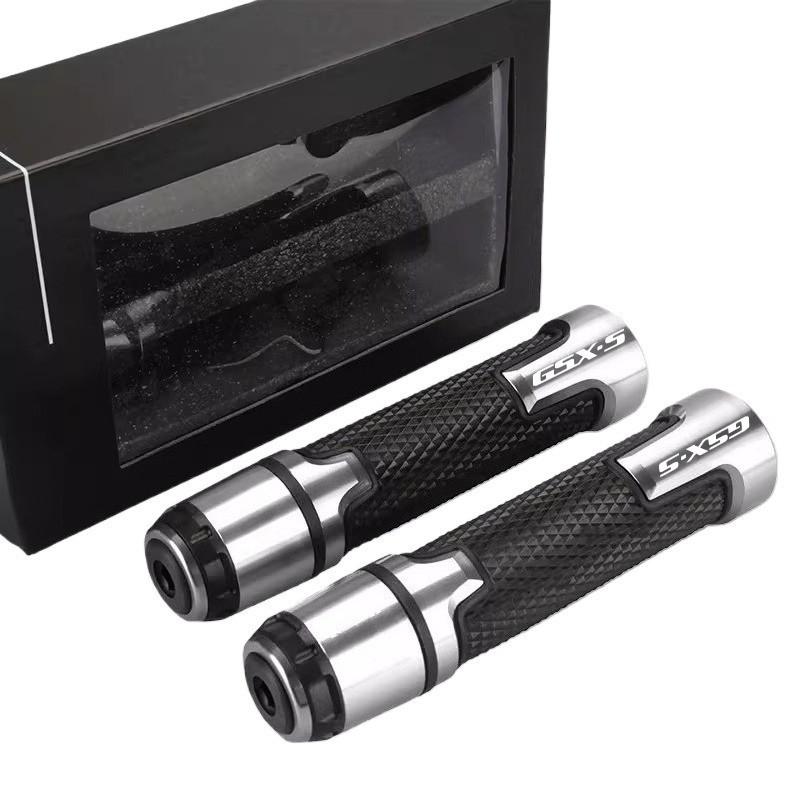 Thích hợp cho SUZUKI GSX-S125 / GSX-S150 / GSX-S750 / GSX-S1000 Vỏ tay cầm xe máy Chống trượt Grip Cao su Sửa đổi Tay cầm