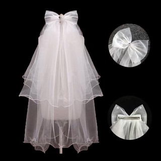 Khăn Lau Cô Dâu Phong Cách Hàn Quốc, Mẫu Fluffy Veil 24 Màu Trắng - Ảnh Cưới