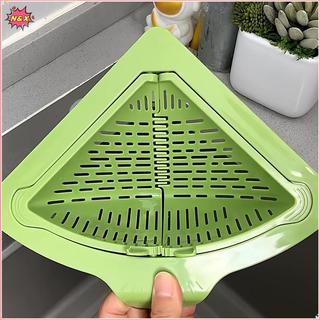 Giỏ thoát nước bồn rửa từ tính hình tam giác N & X Treo rau quả Bộ lọc thoát nước nhà bếp Kệ lưu trữ chất thải thực phẩm.