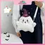 MYPANDA Dễ Thương Ma Hoạt Hình Túi Vải Sang Trọng Túi Thời Trang Thường Ngày Phù Hợp Với Túi Messenger Túi Đeo Vai Túi Nữ Ví.