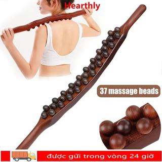 Que cạo lưng HEARTHLY, Que Massage toàn thân cầm tay 37 hạt, Dụng cụ Massage trị liệu thư giãn đa năng