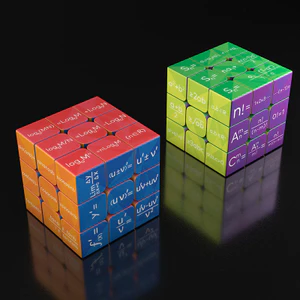Trường trung học cơ sở Công thức hóa học vật lý Khối Rubik Bảng tuần hoàn Khối Rubik Sáng tạo Thứ ba có thể tùy chỉnh Quà tặng sáng tạo văn hóa 3 JFI5
