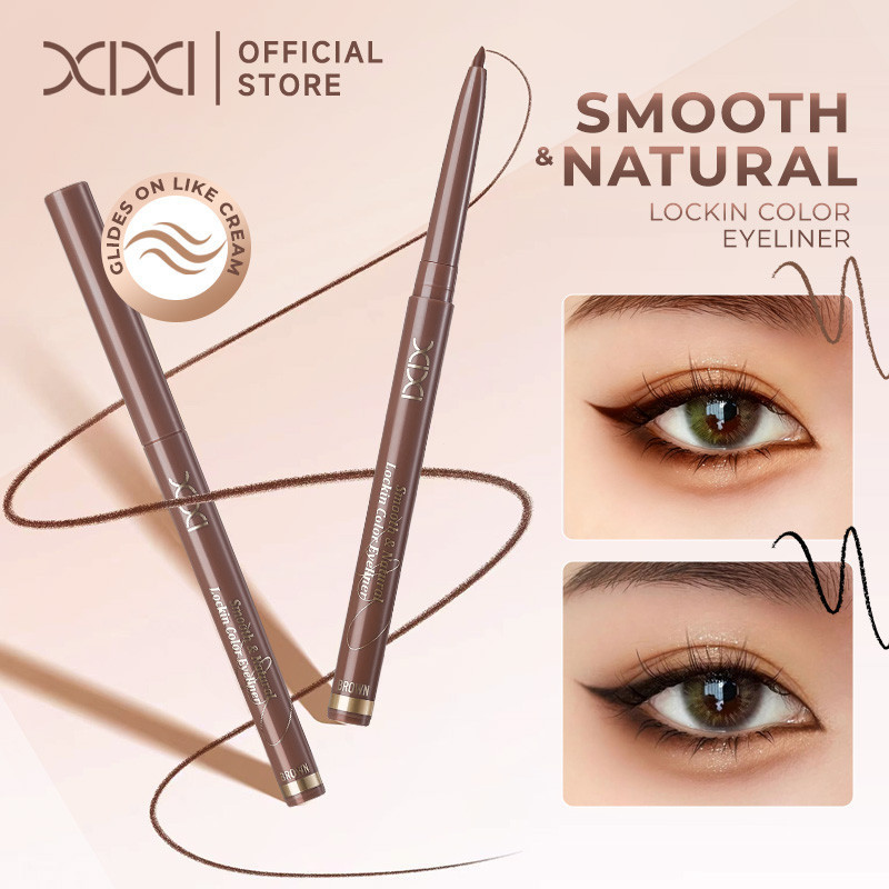 XIXI WM013 Bút Chì Kẻ Mắt Gel 2mm, Eyeliner Đen/Nâu, Lên Màu Đậm, Mềm Mịn, Lâu Trôi, Không Lem