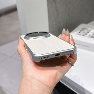 CHO HONOR Magic8 Vỏ Điện Thoại Tích Hợp Vòng Từ Tính Họa Tiết Vải Lanh Lông Nhẹ Sang Trọng Magic8Pro Cứng Phong Cách Mới