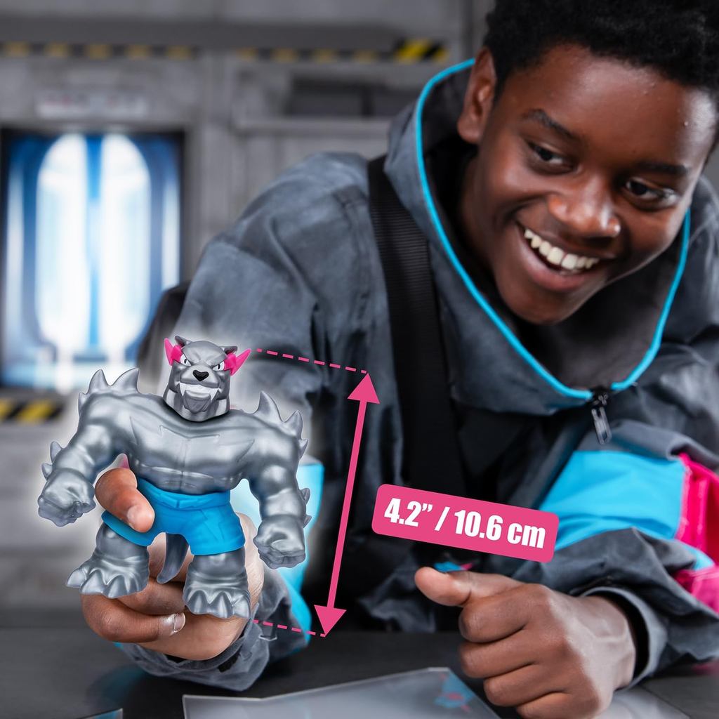 MRBEAST LAB Heroes of Goo JIT Zu Co Giãn Heroes, Bóp và Co Giãn MrBeast 's Panther Lên đến 3 lần Kích thước của nó, Thu thập tất cả 3 nhân vật sóng 2, Panther mang tính biểu tượng, Silver Panther và Leg