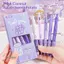HFTOY 5 Cái / bộ Bút Gel Có Thể Thu Vào Với Cloud Grip Mực 0.5 Mm Cho Trường Học Văn Phòng Nhật Ký Văn Phòng Phẩm ~