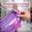 HFTOY PVC Candy Color Letter Túi đeo chéo Mini dành cho nữ Ví đeo vai Messenger nhỏ cho lễ hội và sự kiện ~