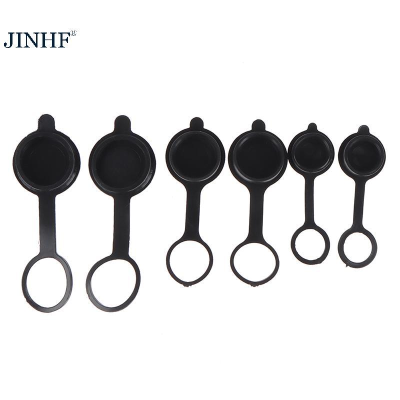 JINHF 10 Chiếc GX12 GX16 GX20 Hàng Không Tròn Cắm Soet Chống Thấm Nước Nắp Chống Bụi Kết Nối HOT