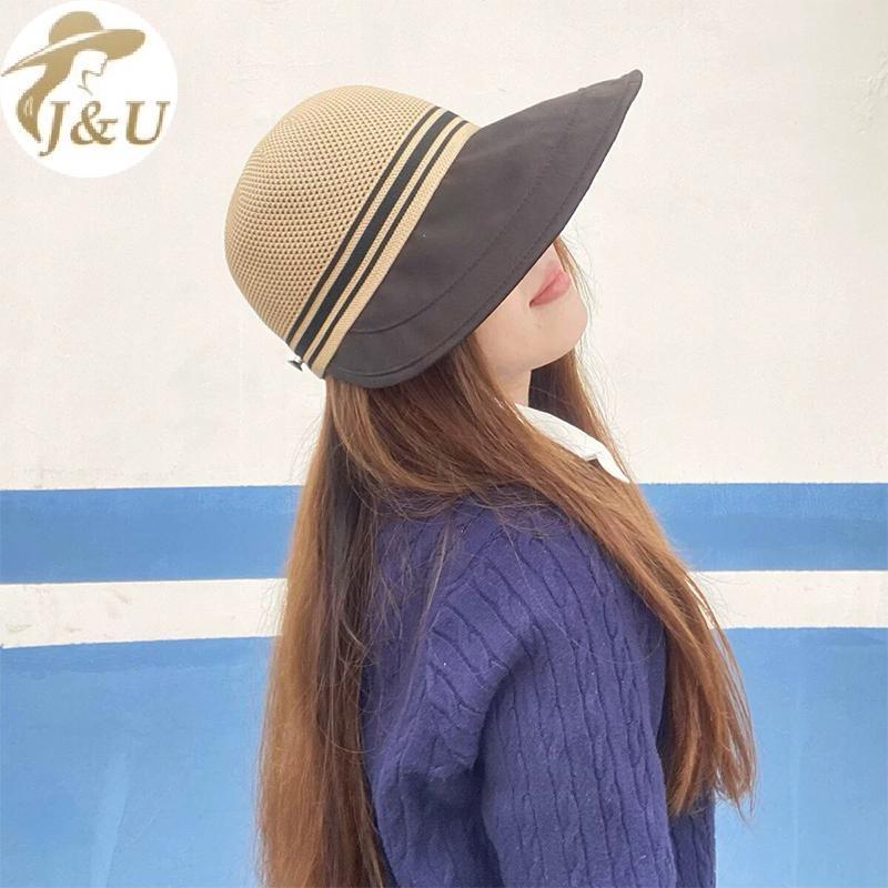 JU Nữ Ngoài Trời Mũ Ngư Dân Mùa Hè Nhẹ Thoáng Khí Chống Nắng Mũ Rộng Vành Cho Kỳ Nghỉ VN