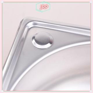 JRP RV Bồn Rửa Chén Phòng Tắm Không Gỉ Chậu Cắm Trại Góc Rau Motorhome Thanh Thép Nhỏ Bát Đơn Thả Bồn Tắm JRP