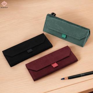 [PCW-T] Hộp nhung gấp hình tam giác đựng kính râm/kính đọc sách, chống nén, mềm, thiết kế thanh lịch