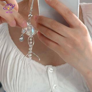 HFTOY Oril Dream Jellyfish - Móc Khóa Hình San Hô trong suốt, Thiết Kế Marine Life