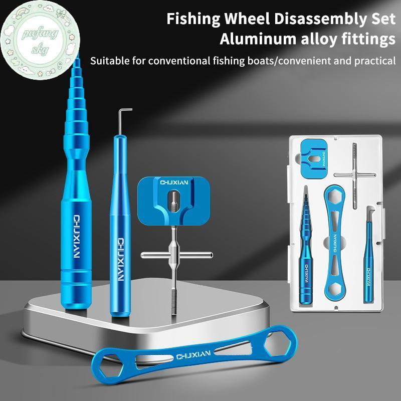 PUSKY Dụng cụ tháo pin bạc spinning reel - 1 bộ