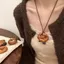 Vòng cổ bánh mì nút nước kiềm dễ thương