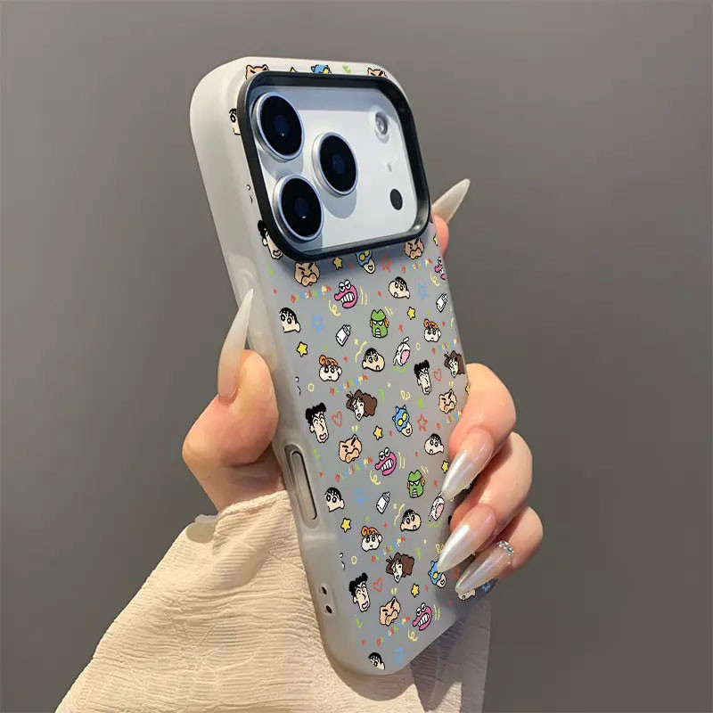 Ốp Graffiti Shin-chan 2in1 Cho iPhone 11-17 Pro Max