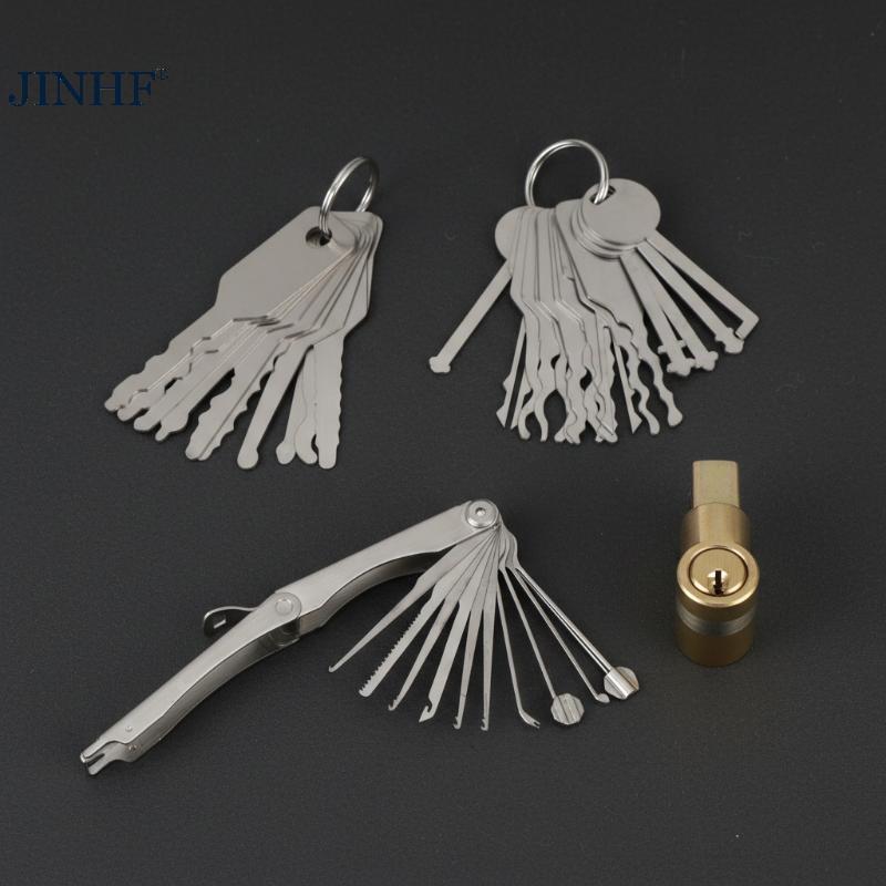 JINHF 10 / 11 / 16 Cái Dụng Cụ Losmith Đa Năng Chìa Khóa Bộ Một Từ Los Phụ Kiện Sửa Chữa Dụng Cụ Chìa Khóa Điện Cho SOWOYOO HOT