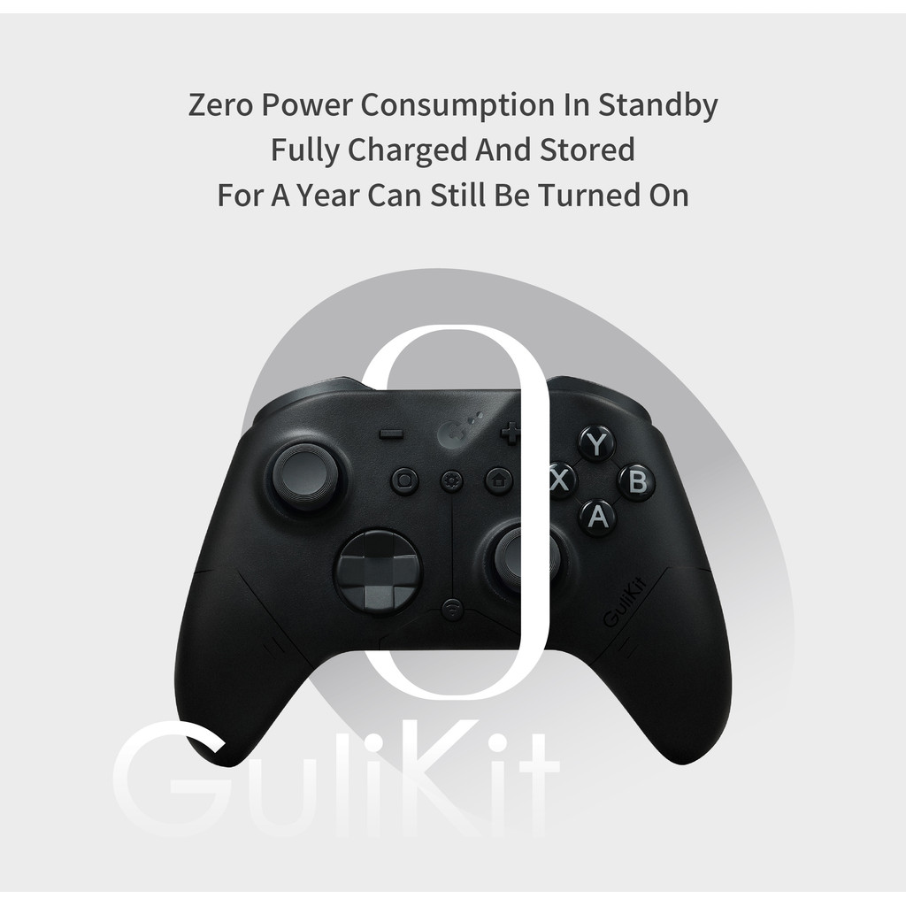 Bộ điều khiển không dây Gulikit ES / ES PRO cho NS2 Bluetooth cho Windows Phụ kiện trò chơi Android ĐEN / trắng