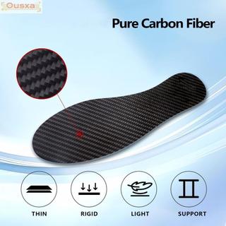 OUSXA 1 Cặp Chân Đế Đế Giày, Hỗ Trợ Lắp Chất Liệu Sợi Carbon Đế Sợi Carbon, Tấm Cứng Cao Cấp Siêu Mỏng Morton Nối Dài Chỉnh Hình Đế Giày Thể Thao